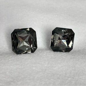 Sophisticated Silver-Tone Stud Earrings